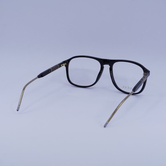 Gucci GG0844O 001 Eyeglasses Black 55mm Aviator Frame - Picture 9 of 10